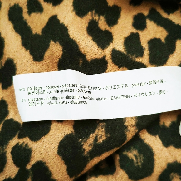 Zara Basics Animal Print Leggings - Picture 6 of 7